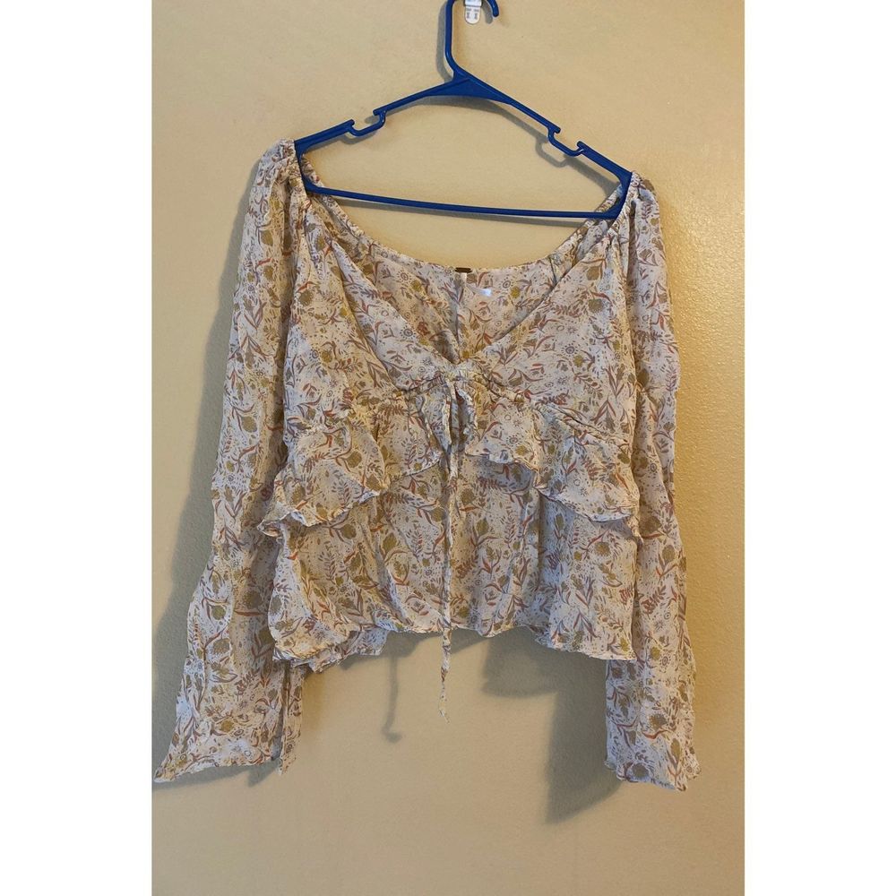 Free People Beige Top
